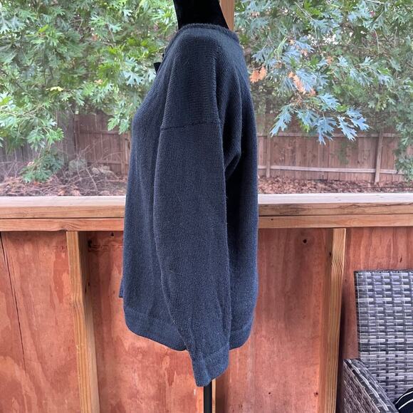 Rapaki Mahana Vintage Grey Wool Cardigan Sweater Hand Knitted Size M-L - Picture 3 of 10